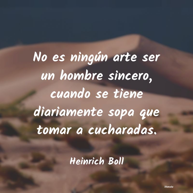 Frases de Heinrich Boll