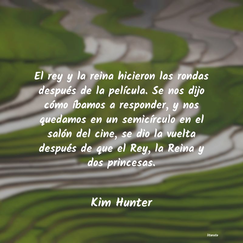 Frases de Kim Hunter