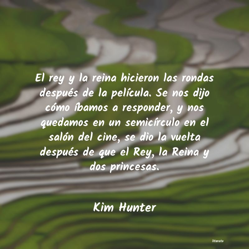 frases de Kim Hunter