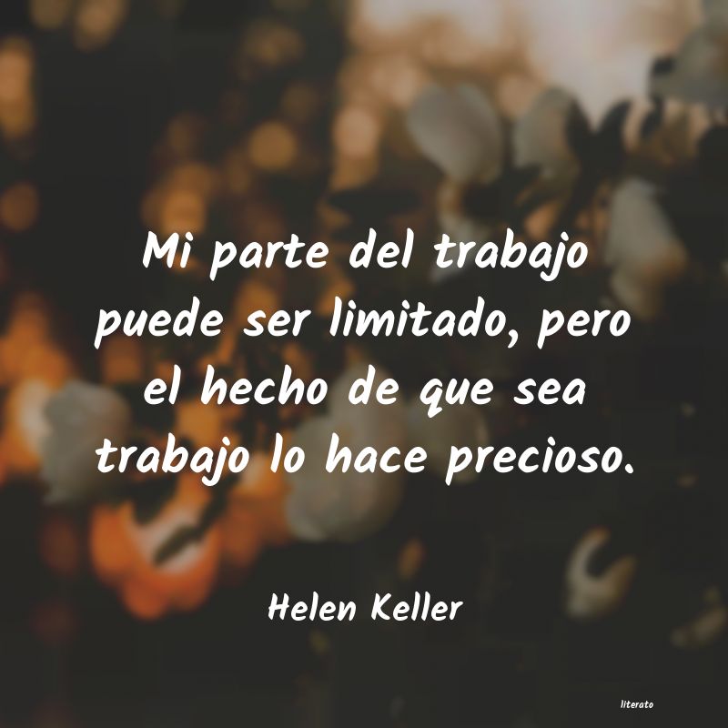 frases de Helen Keller