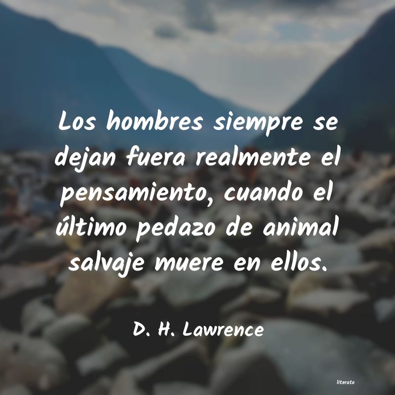 frases de D. H. Lawrence