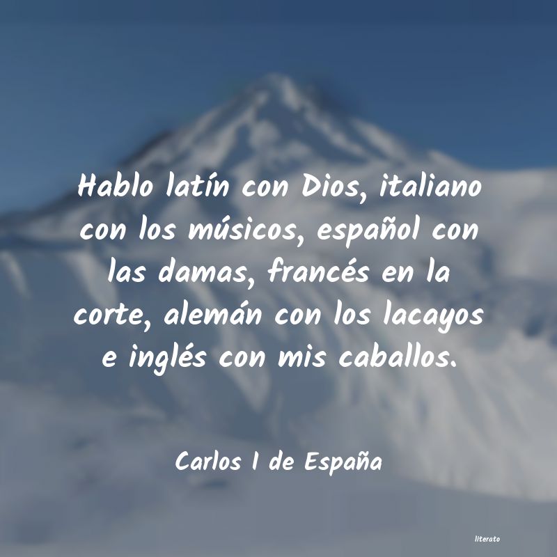 Frases de Carlos I de España