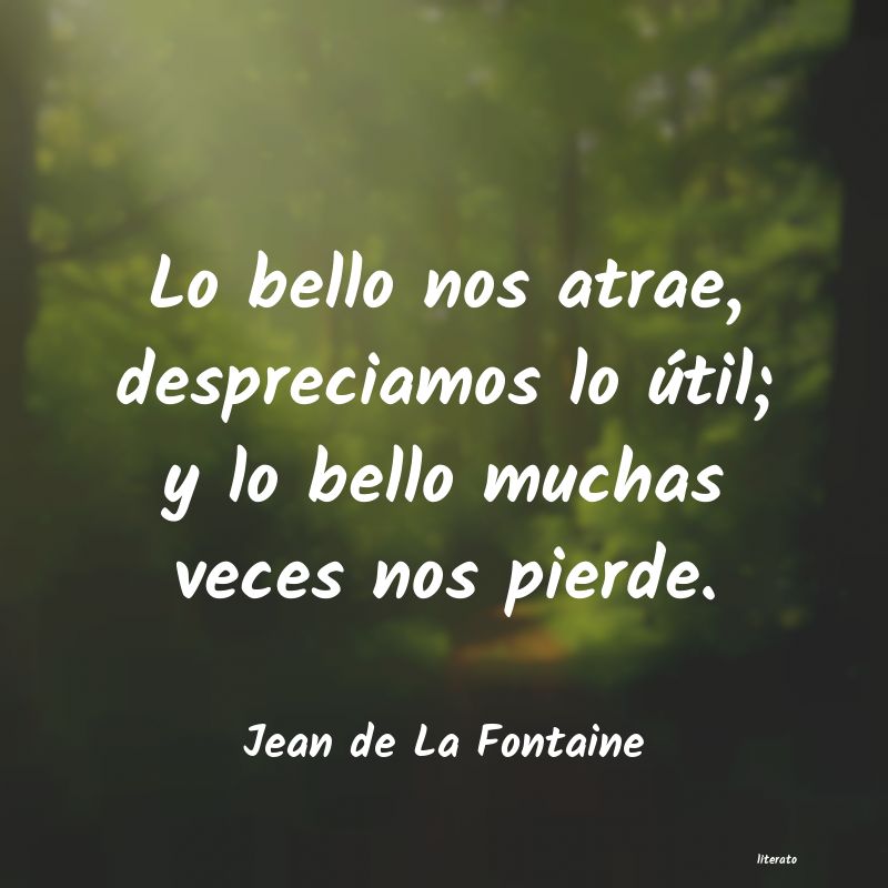 Frases de Jean de La Fontaine