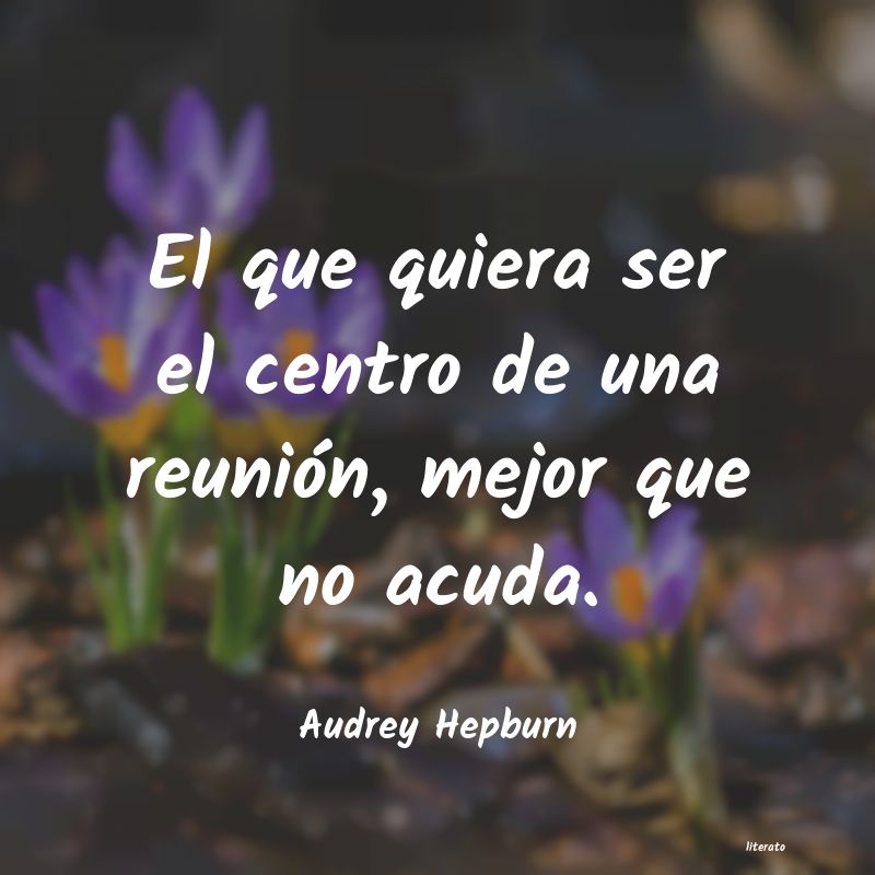 frases de Audrey Hepburn
