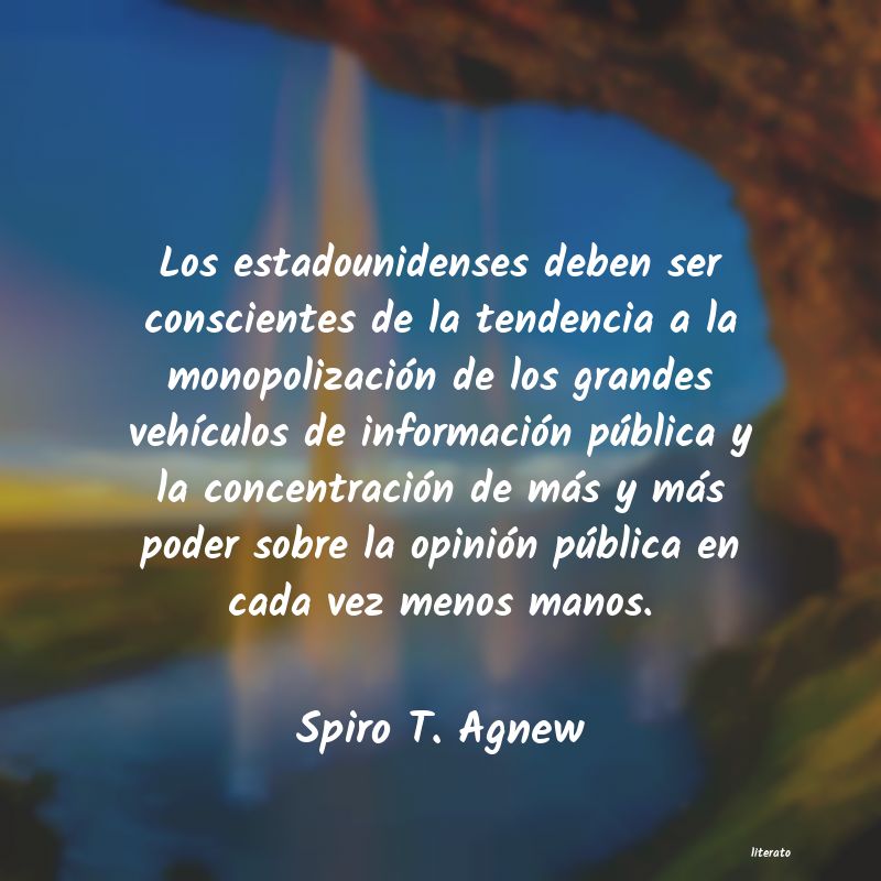 frases de Spiro T. Agnew