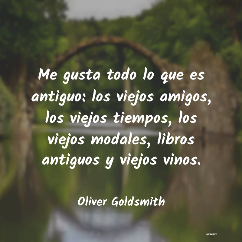 Frases de Oliver Goldsmith