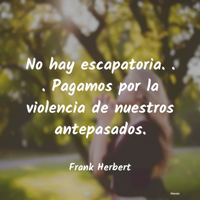 frases de Frank Herbert