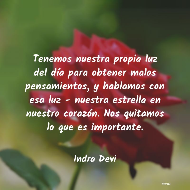 frases de Indra Devi
