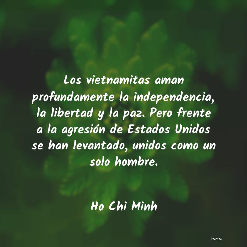 frases de Ho Chi Minh
