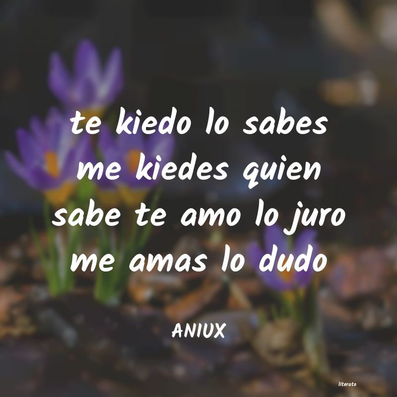 frases de ANIUX
