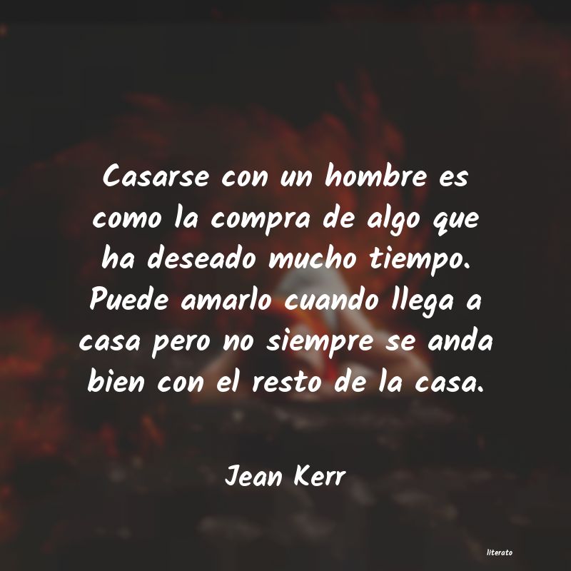 Frases de Jean Kerr