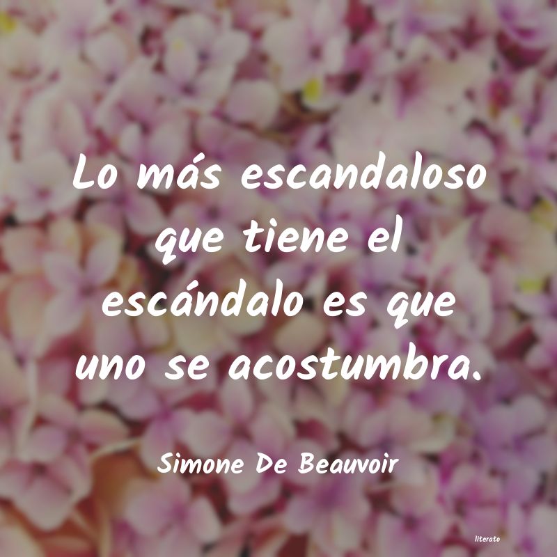 Frases de Simone De Beauvoir