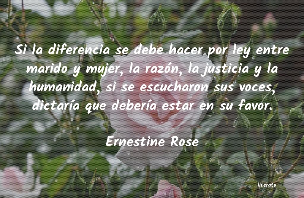 frases de Ernestine Rose