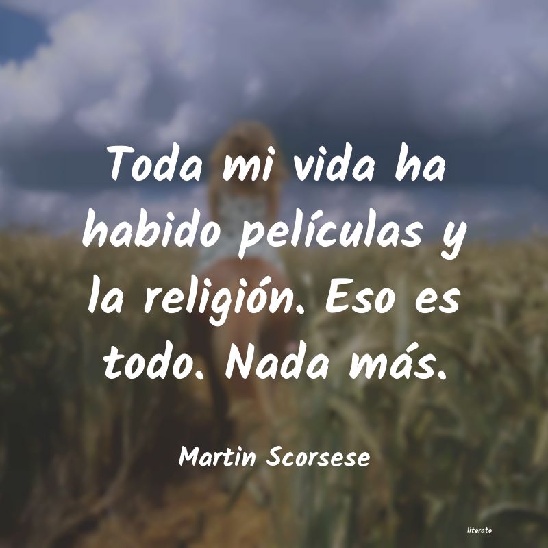 frases de Martin Scorsese