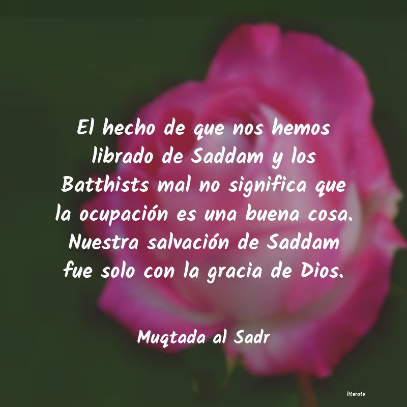 Frases de Muqtada al Sadr