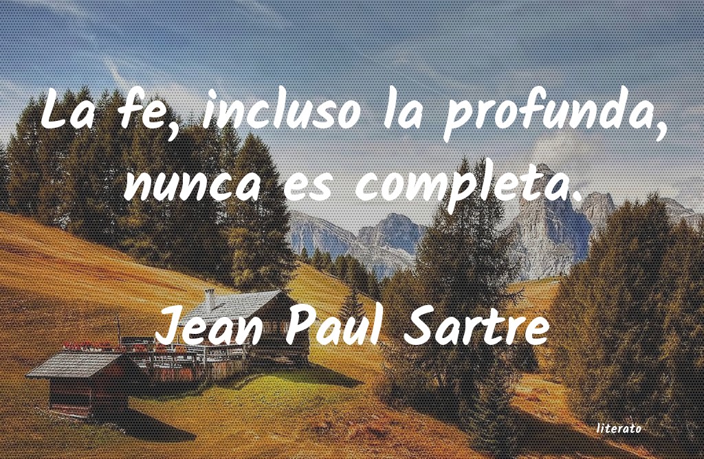 frases de Jean Paul Sartre
