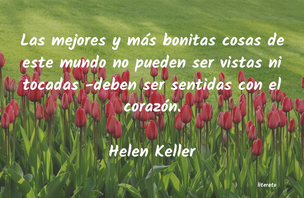 frases de Helen Keller