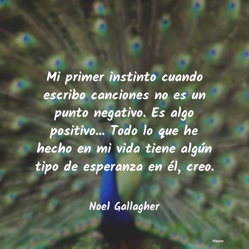 frases de Noel Gallagher
