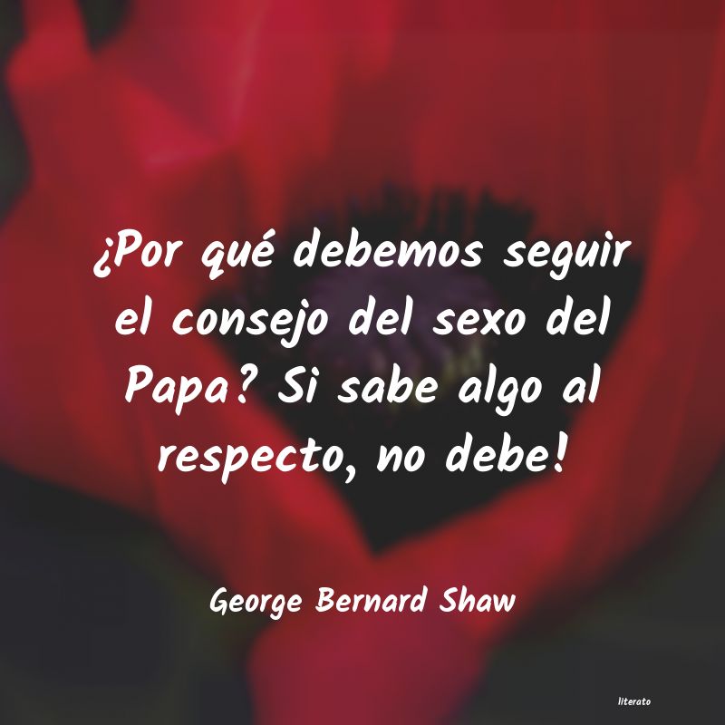 frases de George Bernard Shaw