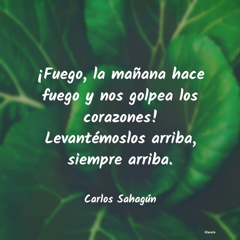 frases de Carlos Sahagún