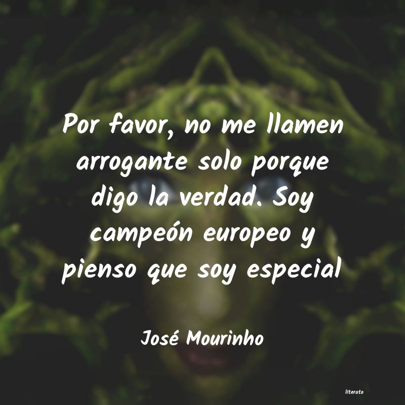 frases de José Mourinho