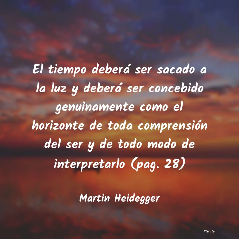 la angustia en heidegger