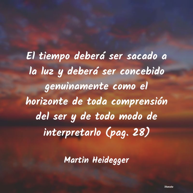 Frases de Martin Heidegger