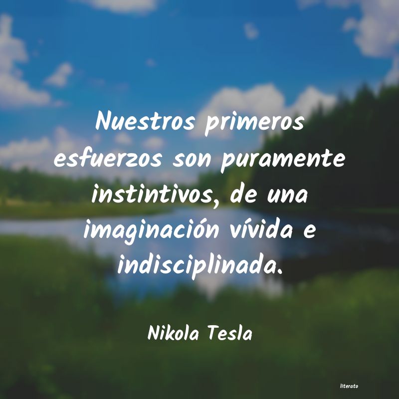 frases de Nikola Tesla