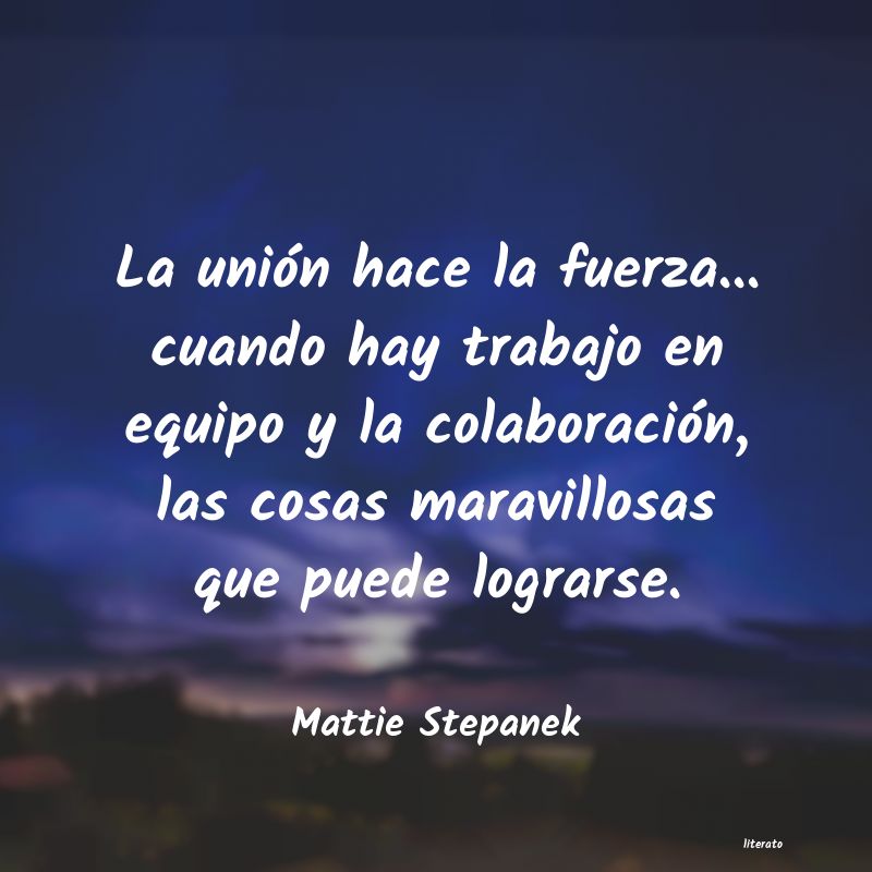 Frases de trabajo en equipo - Literato