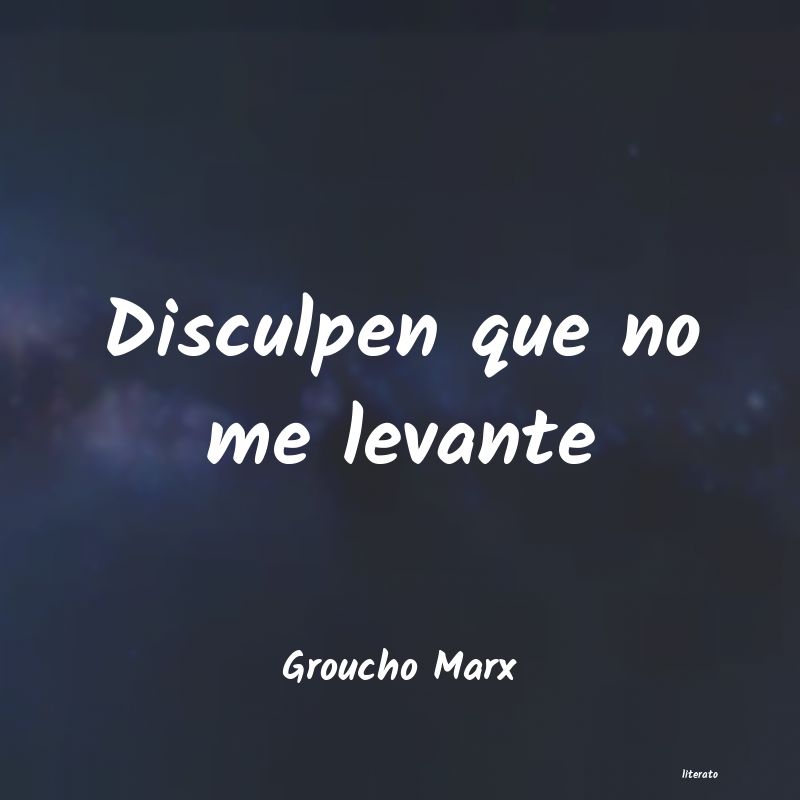 frases de Groucho Marx