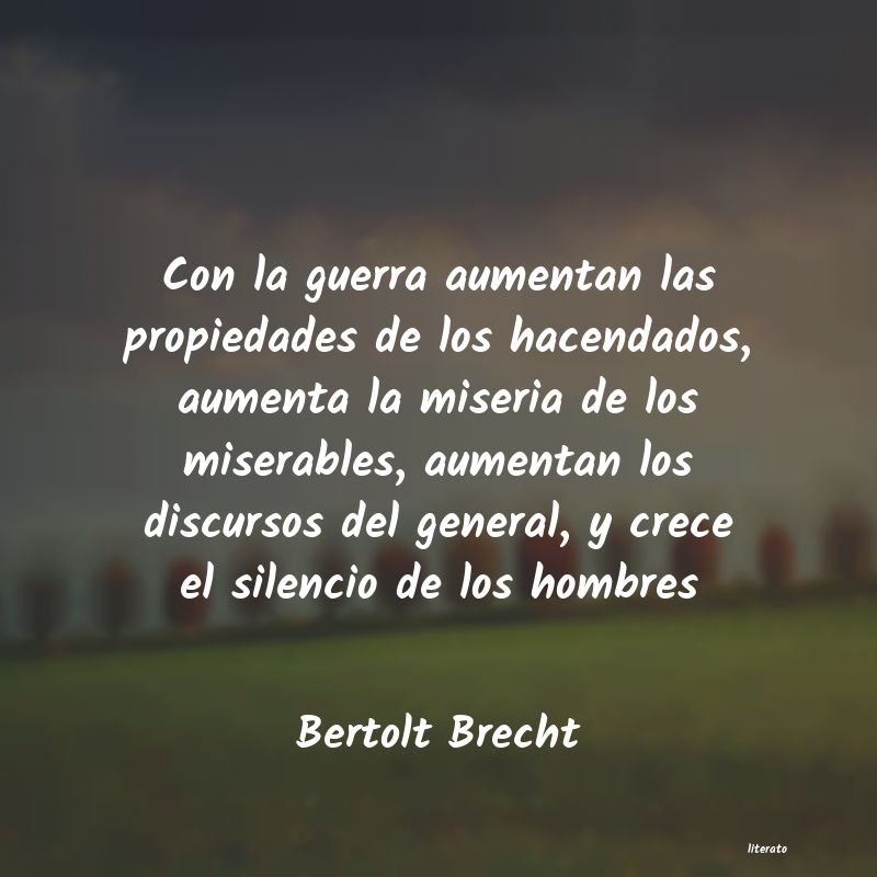 Frases de Bertolt Brecht