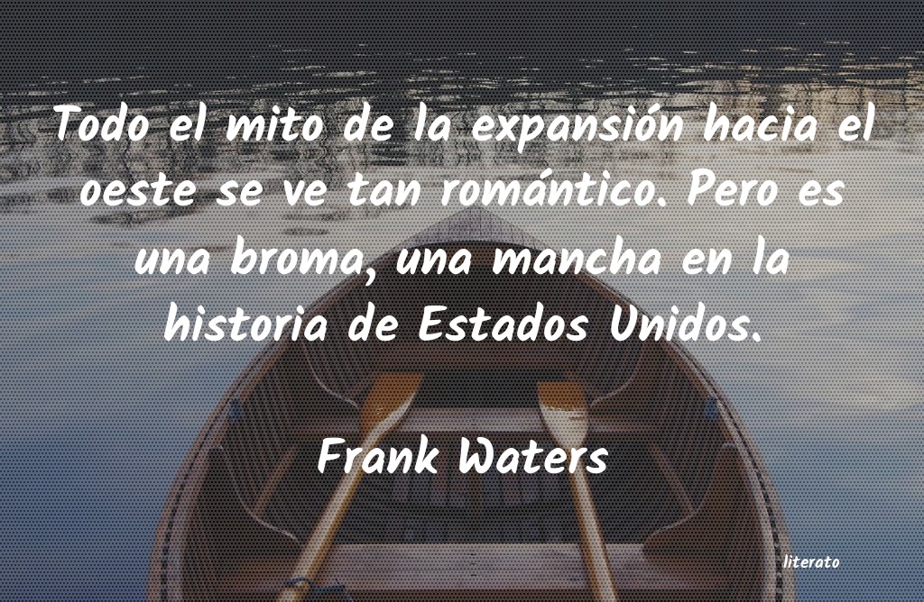 frases de Frank Waters