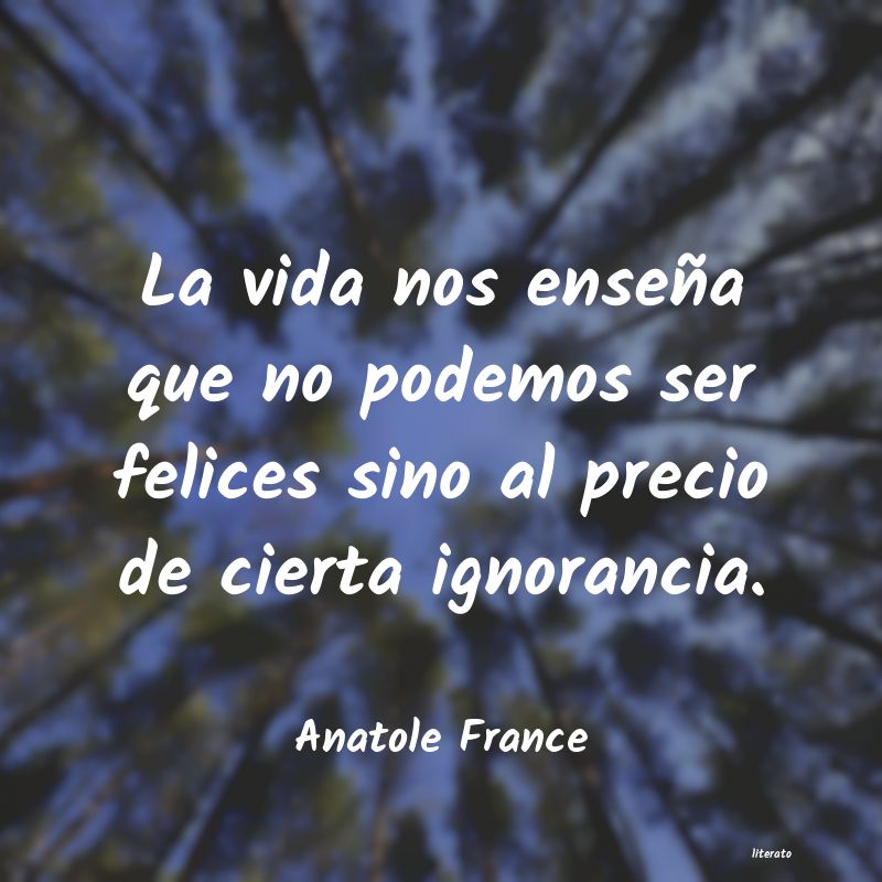 Frases de Anatole France