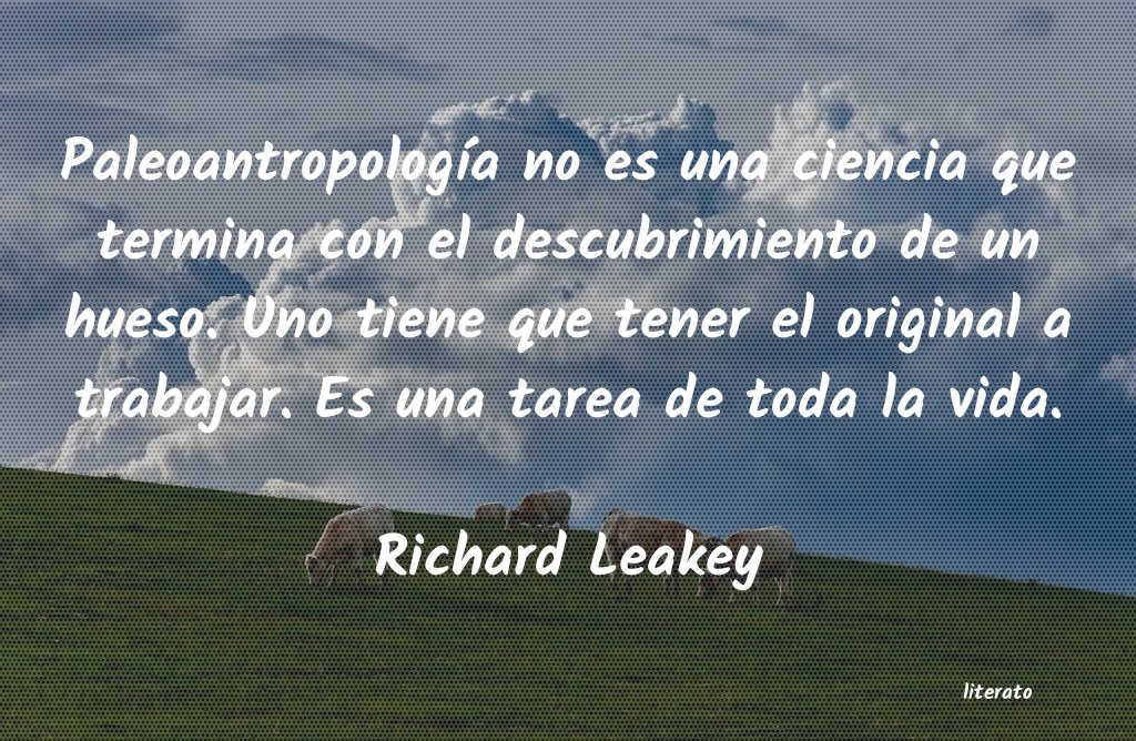 Frases de Richard Leakey