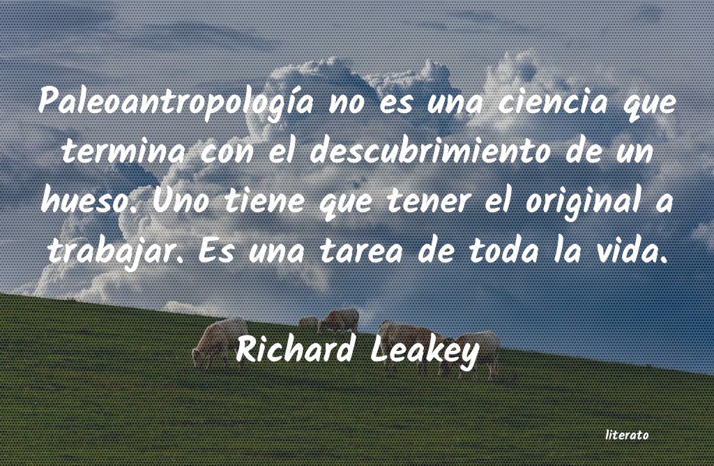 frases de Richard Leakey
