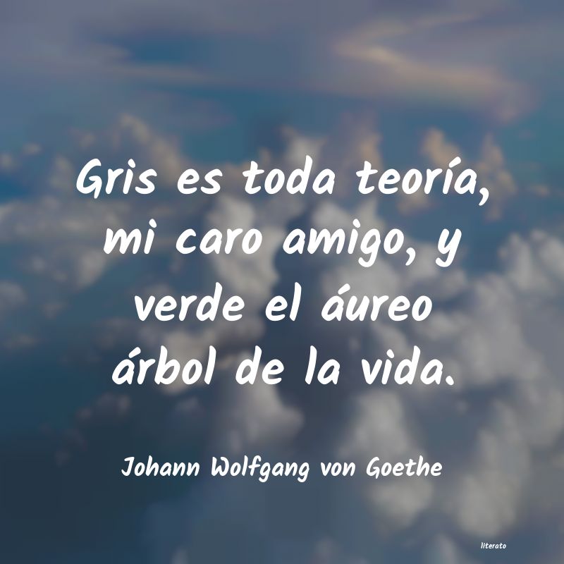 frases de Johann Wolfgang von Goethe