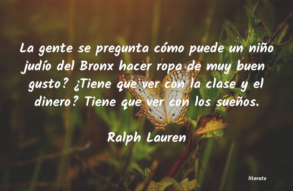 Frases de Ralph Lauren