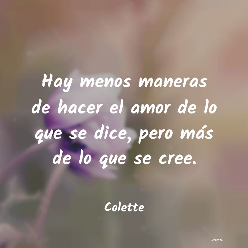 frases de Colette