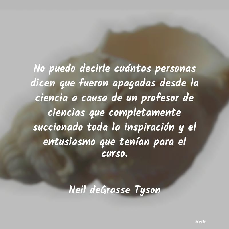 Frases de Neil deGrasse Tyson