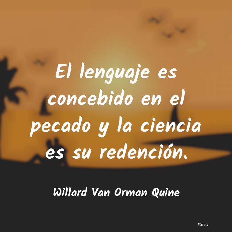 frases de Willard Van Orman Quine
