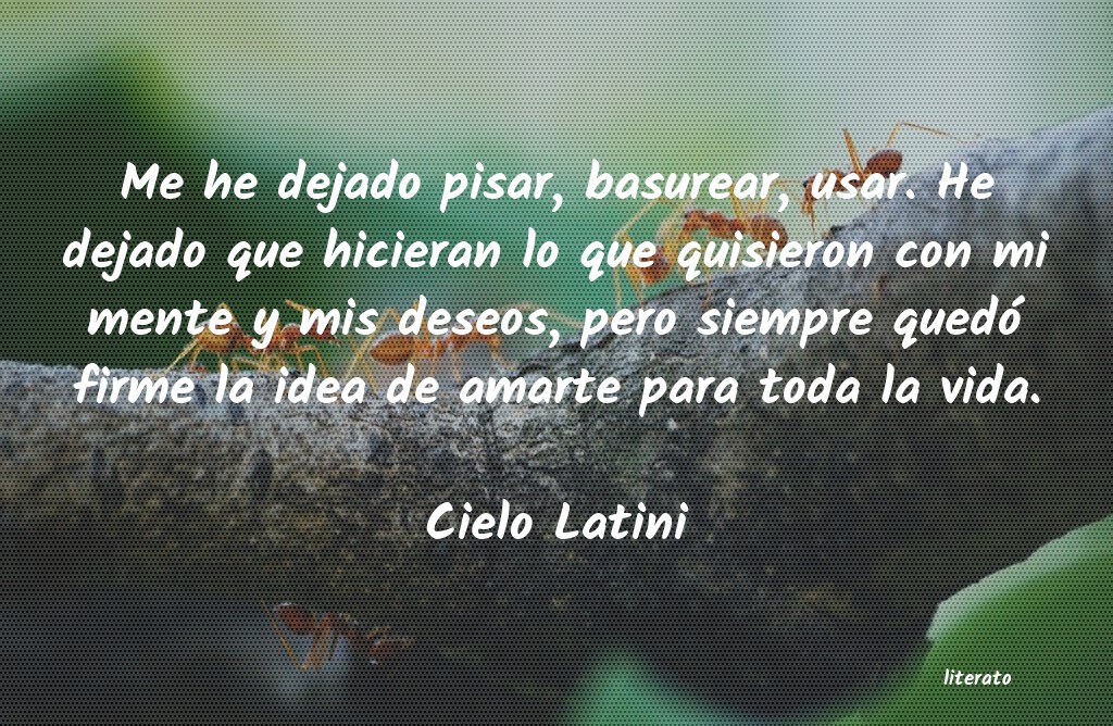 Frases de Cielo Latini