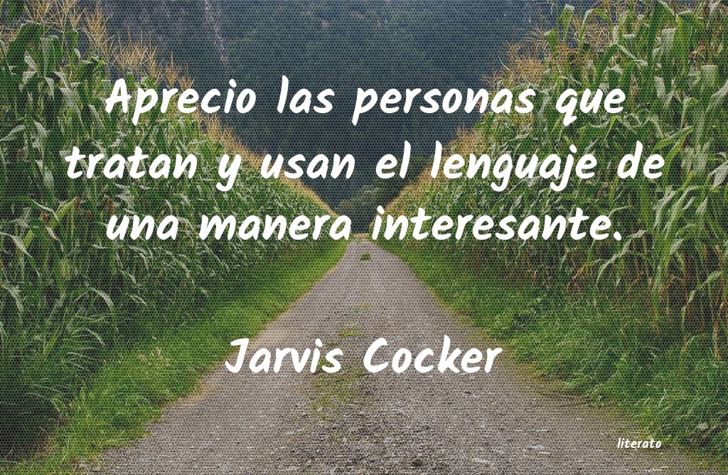 Frases de Jarvis Cocker