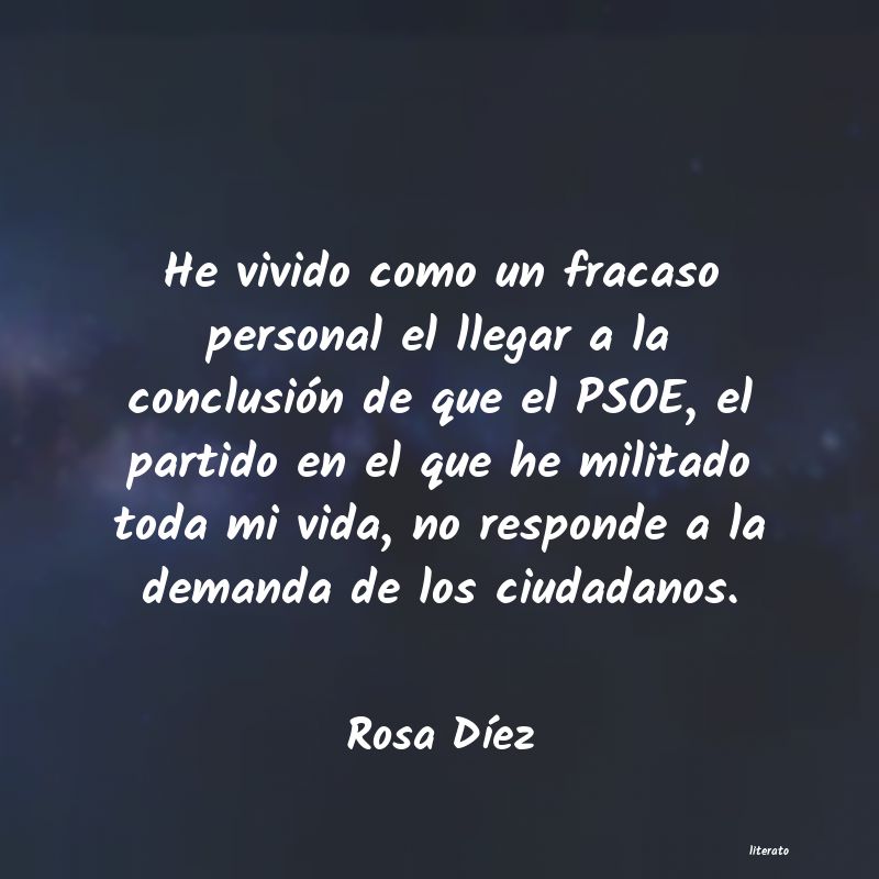 frases de Rosa DÃez