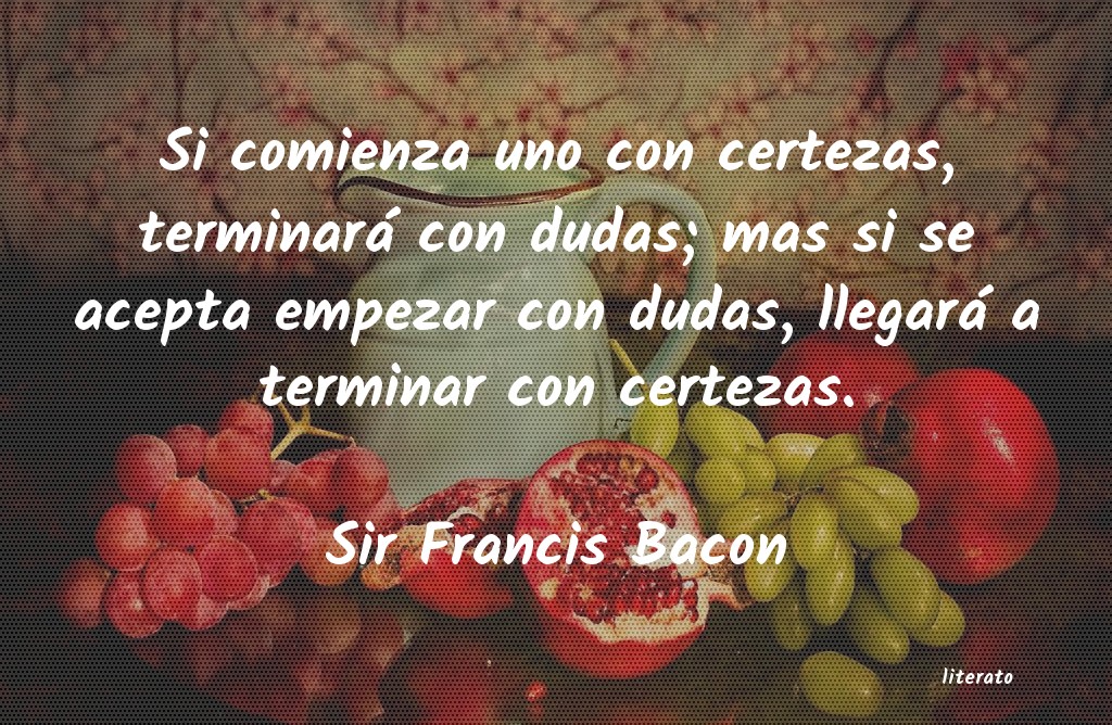 frases de Sir Francis Bacon