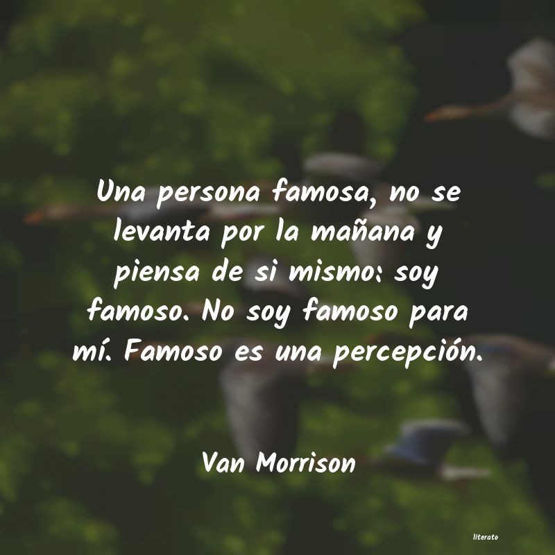 Frases de Van Morrison