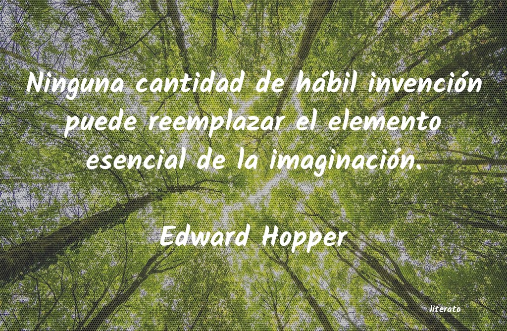 frases de Edward Hopper