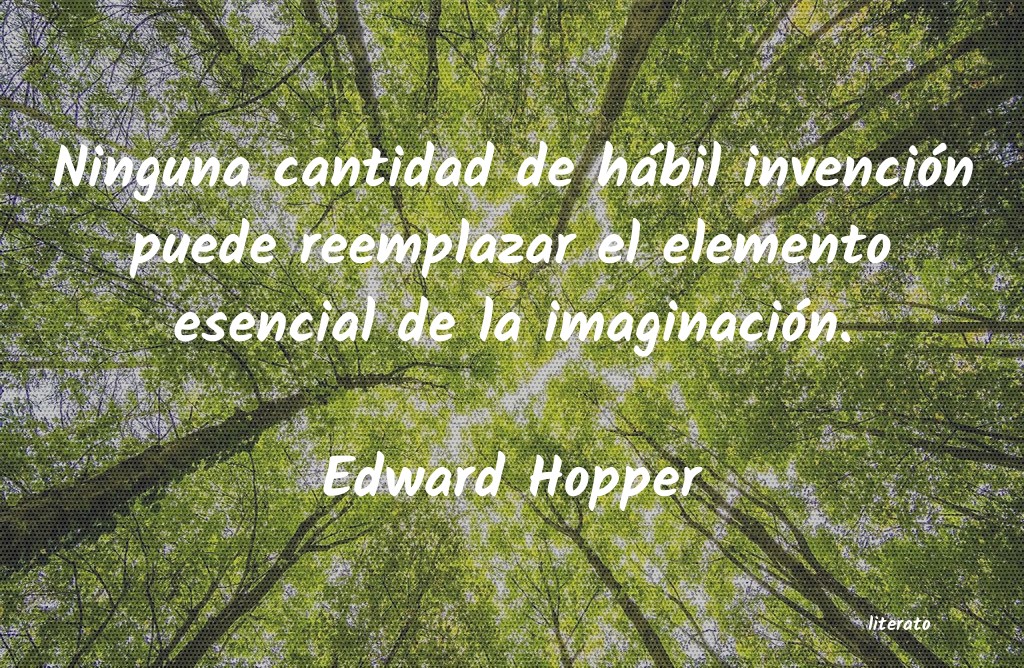 Frases de Edward Hopper