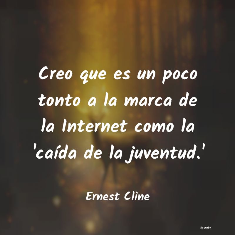 frases de Ernest Cline