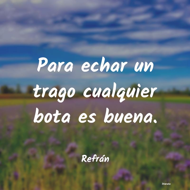 frases de Refrán