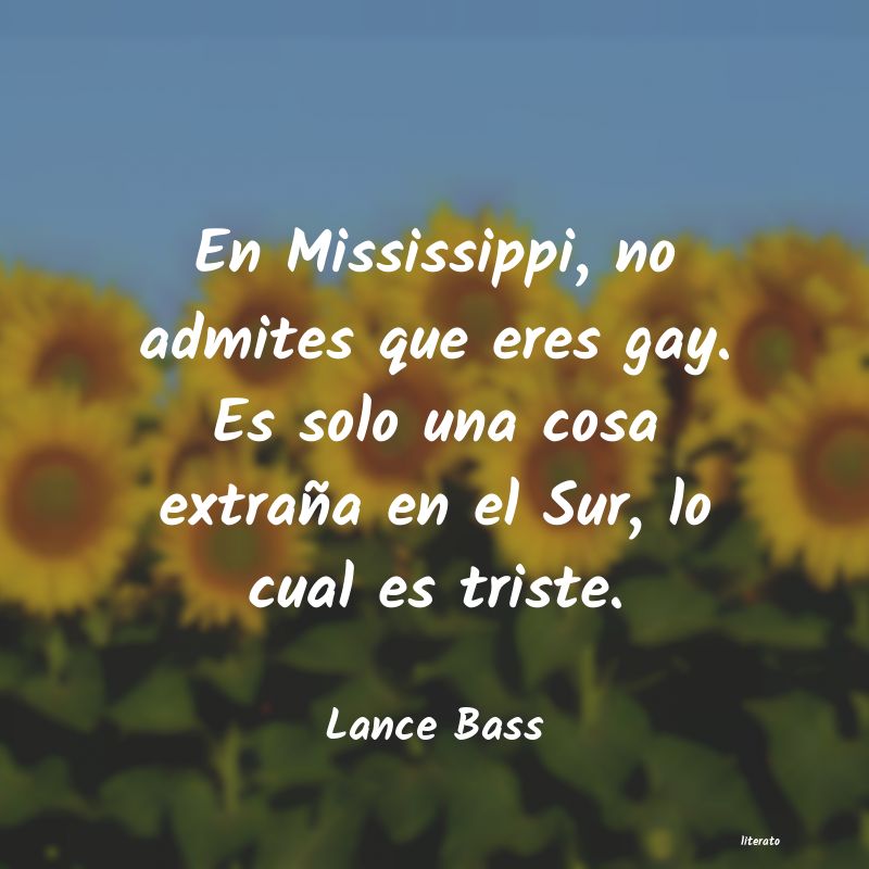 frases de Lance Bass